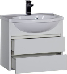 Тумба с раковиной Aquanet Лайн 60 белый
