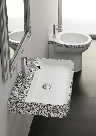 Neroceramica, раковина Rim 55х40хh10, цвет белый