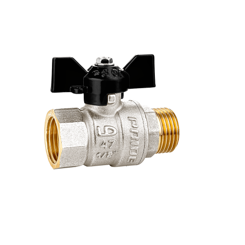 Кран шаровой латунный LD Pride 47.15.B-Н.Б