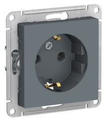 Розетка с заземлением, 16А, механизм, ГРИФЕЛЬ Schneider Electric ATLASDESIGN ATN000743