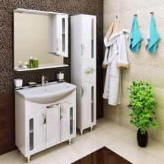 Зеркальный шкаф Runo Толедо 75 правый