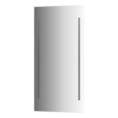 Зеркало настенное с 2-мя встроенными LED-светильниками Ledline EVOFORM 60х120 см, BY 2124
