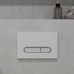 Клавиша смыва Iddis Unifix, белая (UNI01WCi77)