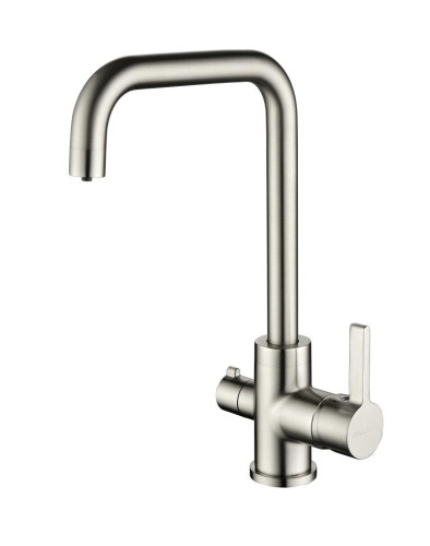 Смеситель для кухни Paulmark LOGAS, Lo213021-NI, никель, Paulmark