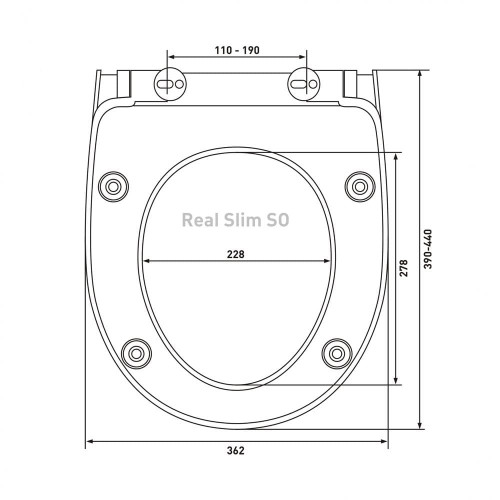 Сиденье BERGES Real slim SO