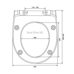 Сиденье BERGES Real slim SO