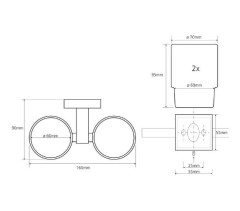 Держатель  Bemeta Beta 132110022