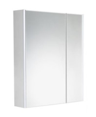 UP Шкаф зеркальный 800 мм, белый глянец