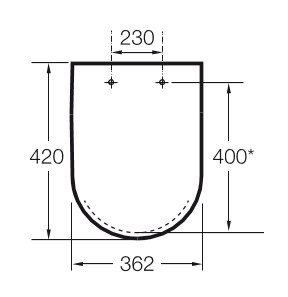 СЕТ Roca Meridian унитаз повесной Meridian-N 360х560х330 + Быстросъемное сиденье микролифт + Комплект креплений (7.3462.4.700.0/00079238/404575)