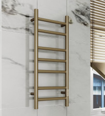 Полотенцесушитель электрический (лесенка) Bauedge Stil DB-0041, 30x80 см