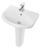 Умывальник Sanita Самарский, без отверстия под смеситель, белый (SMRSAWB01)