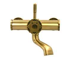 Смеситель для раковины настенный Bronze de Luxe WINDSOR 10112, бронза