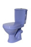 Унитаз-компакт Суперкомпакт сиреневый А Стандарт, сиденье полипропилен (44935130422)