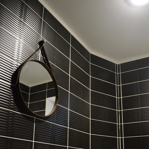 Зеркало AZARIO Капитан D610 c подсветкой и диммером, бесконтактный сенсор, коричн кожа (LED-00002332)