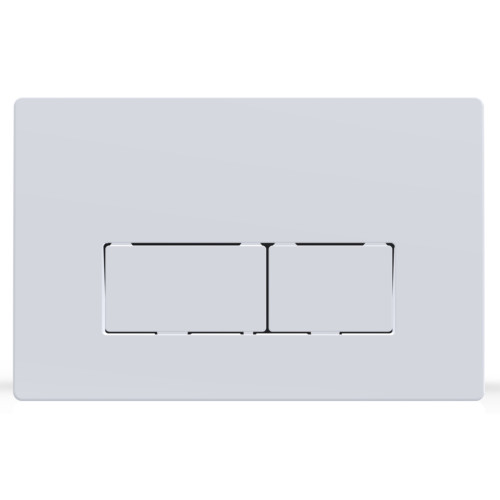 Кнопка смыва Azario 24.7х2.5х16 , пластик, цвет Белый (AZ-8200-0090/AZ-P58-0130)