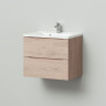 Тумба Итана Мишель 65 CS00080618 подвесная с раковиной Milena 65 Сосна фактурная натуральная (CS00080618)