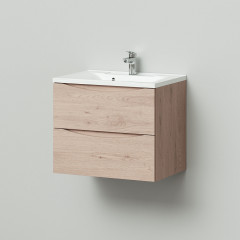 Тумба Итана Мишель 65 CS00080618 подвесная с раковиной Milena 65 Сосна фактурная натуральная (CS00080618)