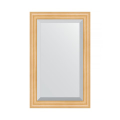 Зеркало настенное с фацетом EVOFORM в багетной раме сосна, 51х81 см, BY 1133