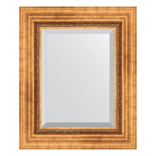 Зеркало настенное с фацетом EVOFORM в багетной раме римское золото, 46х56 см, BY 3360