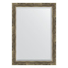 Зеркало настенное с фацетом EVOFORM в багетной раме старое дерево с плетением, 73х103 см, BY 3460