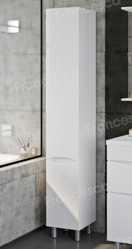 Шкаф-пенал Венеция Амали 30 напольный, белый