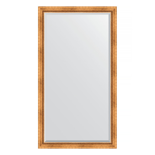 Зеркало напольное с фацетом EVOFORM в багетной раме римское золото, 111х201 см, BY 6157