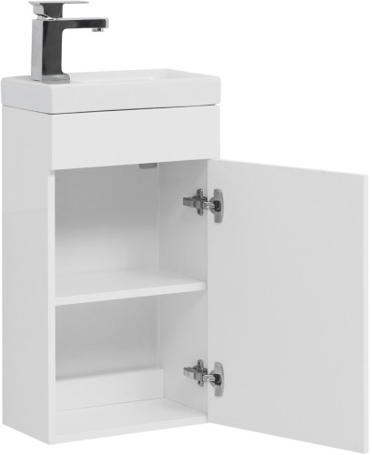 Тумба с раковиной Aquanet Нота R 40 (Moduo) белый