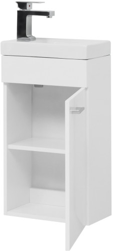 Тумба с раковиной Aquanet Нота R 40 (Moduo) белый