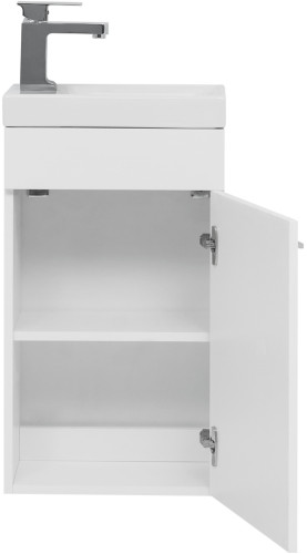 Тумба с раковиной Aquanet Нота R 40 (Moduo) белый