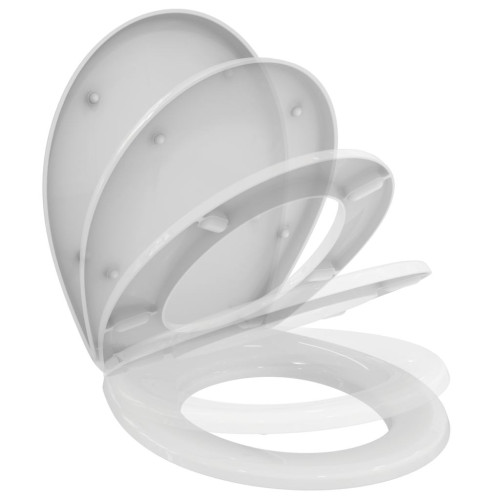 Крышка-сиденье для унитаза Vidima SEVAFRESH микролифт, дюропласт, с креплением (W303901)