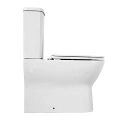 Чаша напольного унитаза с сиденьем BelBagno ENERGIA BB8134CPR/SC