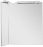 Зеркало Aquanet Корнер 88 L белый