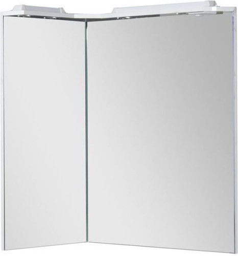 Зеркало Aquanet Корнер 88 L белый