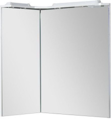 Зеркало Aquanet Корнер 88 L белый