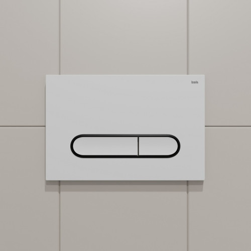 Клавиша смыва Iddis Unifix, белая (UNI01WBi77)