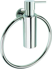 Stil Haus Medea, полотенцедержатель - кольцо + металлический дозатор, цвет хром