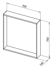 Зеркало Allen Brau Reality 1.32017.03 70 латунь браш