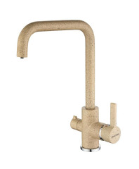 Смеситель для кухни Paulmark LOGAS, Lo213021-302,Песок, Paulmark