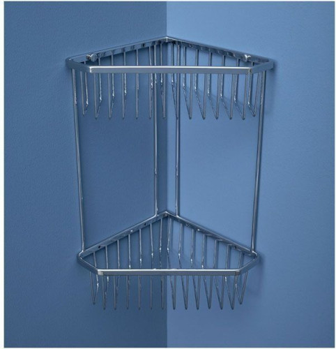 Полочка Aquanet 8191 (30 см, двойная, угловая)