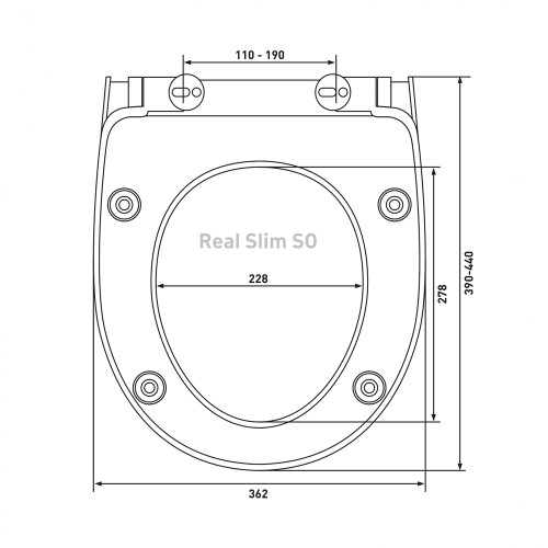 Сиденье BERGES Real slim SO Black