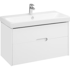 Тумба под раковину Aquaton Оливия 90 подвесная, цвет белый матовый (1A254401OL010)