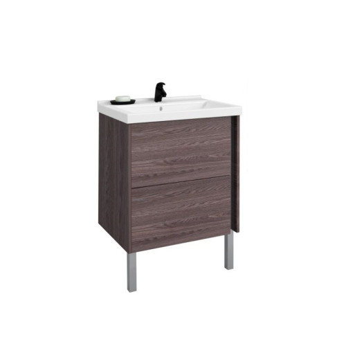 Тумба подраковину AQUATON Стоун 60 подвесная, грецкий орех (1A231401SXC80)