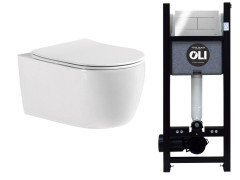 Унитаз с инсталляцией Aquanet Smart W/886668SDOO