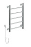 Полотенцесушитель электрический Aquanet Mauro 60х50 Тэн слева