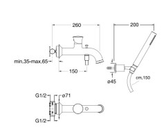 Смеситель Cristina Fontana FN 101