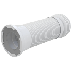 Фановая труба для унитаза Alca Plas гофровая, белая (A97)