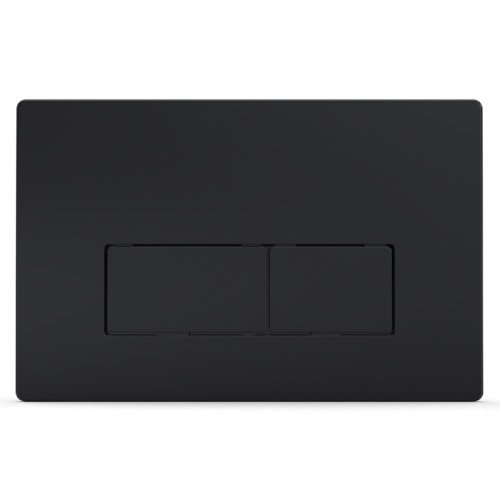 Кнопка смыва Azario 24.7х2.5х16 , пластик, цвет Черный матовый (AZ-8200-0092/AZ-P58-0190)