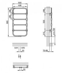 Полотенцесушитель Zehnder Nobis NOB-100-050