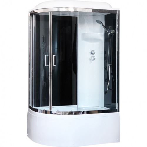 Душевая кабина Royal Bath ВК RB8120BK6-BT-CH 120x80 без гидромассажа