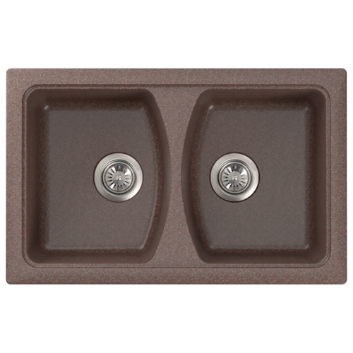 Кухонная мойка Formastone Fosto  КМ 79-50, прямоугольная, ореховая карамель